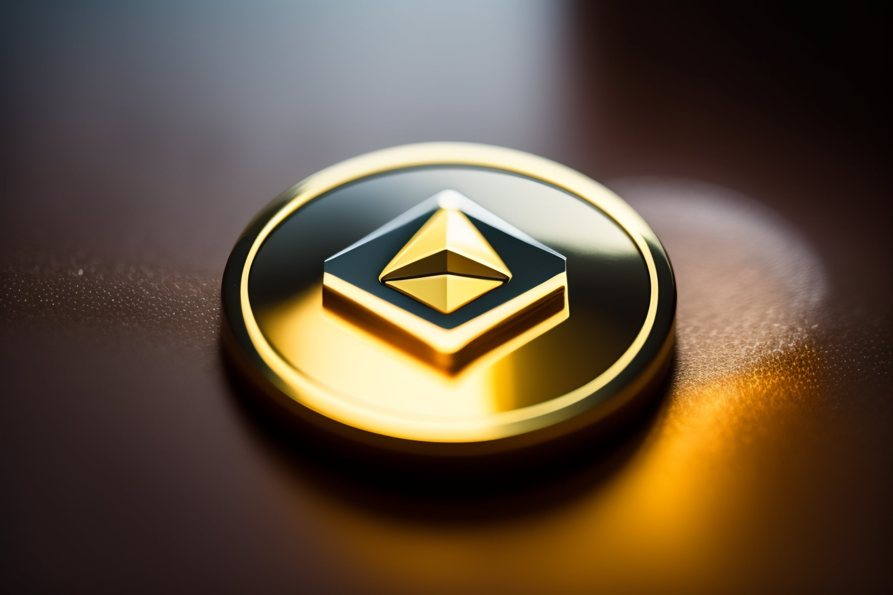 Ethereum-goldene-muenze